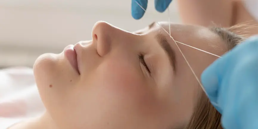 hilo para depilar cejas