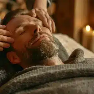 masaje craneal cuello espalda