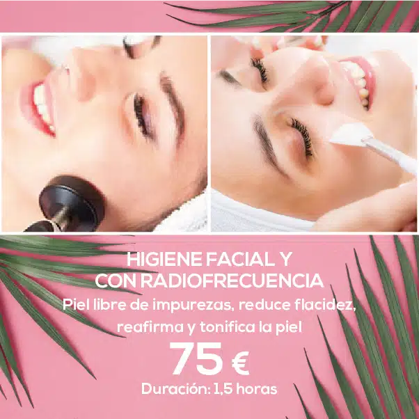 higiene facial radiofrecuencia