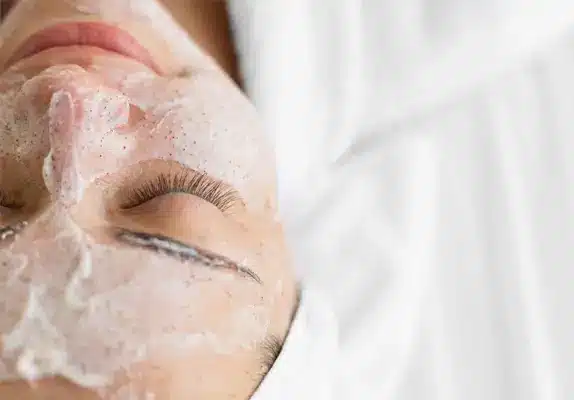 higiene facial velo de colageno