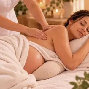 masaje prenatal espalda calma